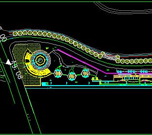 某河濱綠地景觀綠化施工圖紙免費下載與園林綠化工程設計施工指南